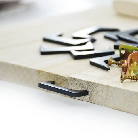 Pinch Dog Clamp Kit 10Pcs 2 Inch Woodworking Clamps for glued panels and edge joints on wooden board with screws