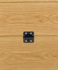 Black High Torque Cabinet Door Hinges SEWACC 1.8 Nm installed on wooden cabinet doors