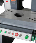 Control panel and platform of 25 Ton Mechanical Punch Press Machine Workhorse For Metalworking And Fabrication, Eccentric C Frame.