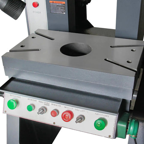Control panel and platform of 25 Ton Mechanical Punch Press Machine Workhorse For Metalworking And Fabrication, Eccentric C Frame.