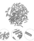 100Pcs Carbon Steel Hex Socket Set Screws M2 5x10 Headless Grub Screws For Door Handle Repair Kit And Automotive Projects Durable Heavy Duty Fasteners For Secure Hardware Connections, silver grub screws