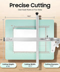 Portable Hot Wire Cutter For Foam And DIY Crafts, 72W Thermocut Tool with adjustable bracket on cutting mat.