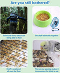 Hassle Free Bird Feeder And Water Dispenser Set Featuring Clear Acrylic Jar And Secure Perch For Parakeets Budgies And Lovebirds To Keep Your Flock Well Fed And Super Happy All Day Long Without Any Messy Struggles.