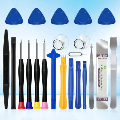 Must Have 22 In 1 Electronics Repair Tool Kit With Magnetic Precision Screwdriver Set And Pry Tools for iPhone iPad MacBook