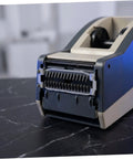 Automatic Tape Cutter Baffle Plate Replacement For Tape Dispensers Universal Compatibility Spare Part For Packaging And Shipping Tasks Easy Install Reduces Manual Adjustments And Downtime Craft And Shipping Tape Ready front view on tape dispenser