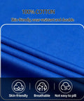 Fabric detail of Kick Ass Heavy Duty Men's Long Sleeve Work Shirt And Custom Printed Industrial Uniform For Mechanics And Factory Crews Featuring Thick 100 Percent Cotton