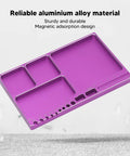 Magnetic Aluminum Screw Tray For RC Repairs And Maintenance Holds Screws Nuts And Washers The Go To Organizer For Vehicles Aircraft Boats
