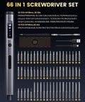 Tiny Cordless Electric Screwdriver Kit With 120 In 1 Bits LED Light USB Charging 100 Precision Bits And 20 Bit Tool Set