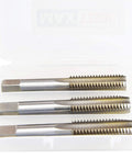 No Fuss Right Hand Thread Tap Set 9/16 Inch By 12 Tpi featuring three HSS taps in a white case for precise metal threading.