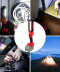 Cordless LED Work Light 2500 Lumens With Three Heads 2 Modes Milwaukee 18V Compatible No Battery Included Portable Inspection Light