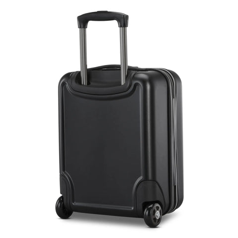 Fathead Underseater Carry On Luggage With Custom Decal Option, Durable ABS Hardshell, Airline Approved, upright with wheels