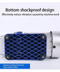 Bottom view of Heavy Duty Vacuum Pump for Industrial Refrigeration and Auto Shop Maintenance with shockproof base.