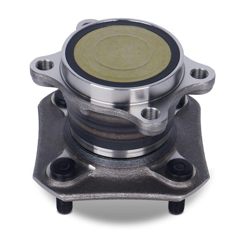 Rear Wheel Bearing And Hub Assembly For 2007 2012 Nissan Sentra L4 2.0L Non ABS 4 Lug, side view, high quality replacement