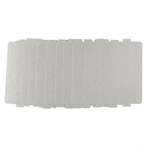 Set of Mica Waveguide Cover Plate For Microwave Ovens, Heat Insulation And High Temperature Resistance, 9.9 X 10.8 Cm, 0.04 Mm Thick