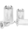 Rocksolid Hand Rivnut Tool Kit With 100 Pcs Blind Riveting Set Of Aluminum M4 M5 M6 M8 Hardware For Durable Fixes On Any Project, aluminum rivnuts