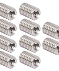 Stainless Steel Threaded Inserts M8 To M5 Repair Nut Set, 10 Pcs, M5 X 0.8Mm And M8 X 1.25Mm, 12mm Length