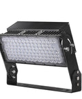 Heavy Duty Led Floodlights For Job Site Work With Hella Bright 700 Watt Output Perfect For Tunnels Fields And Outdoor Construction Projects Featuring Adjustable 3000K To 6500K Warm White To Cool Daylight Settings, showcasing black aluminum housing and wide beam.