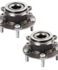 Front view of Front Wheel Hub Bearing Assembly With ABS 5 Lug For Nissan Rogue 2008 To 2013, Rogue Select 2014 To 2015, Sentra 2007 To 2012, Renault Koleos 2009, OE 513298 Pair Ready To Roll