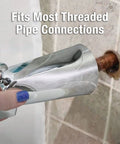 Installation of Tub Spout With Front Pull Up Diverter In Chrome Finish For Replacement Fits Half Inch Threaded Pipe Connections Only Not Slip On