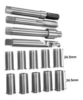 M12x1.5 Thread Repair Kit With 24.5mm Stainless Steel Inserts, DIY Auto Fix For Damaged M12 Female Threads, Simple Drill Friendly
