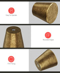 10 Pack Antique Brass Cabinet Knobs Round Vintage Drawer Pulls For Kitchen Cabinets Easy Install With Included 1 Inch And 1 3 4 Inch Screws Classic Small Round Hardware For Timeless Kitchen Decor, featuring easy to operate design, rounded edges, firm fixing.