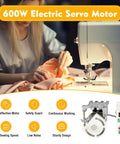 Pro Grade Brushless Sewing Machine Servo Motor with Independent Split Motor and Controller for Industrial Sewing