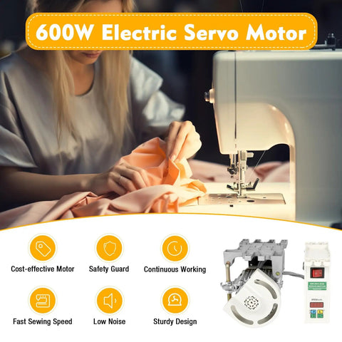Pro Grade Brushless Sewing Machine Servo Motor with Independent Split Motor and Controller for Industrial Sewing