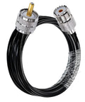 RG58 UHF Coax Extension Cable From Male To Female Killer Low Loss PL 259 Jumper For CB And Ham Radios coiled