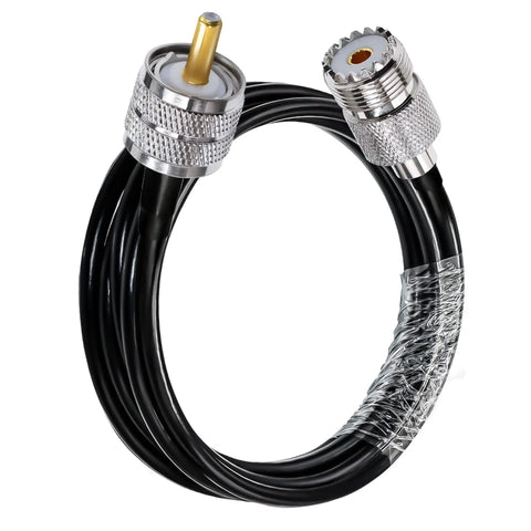 RG58 UHF Coax Extension Cable From Male To Female Killer Low Loss PL 259 Jumper For CB And Ham Radios coiled
