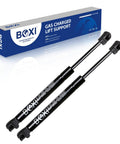 Heavy Duty Rear Glass Lift Supports For Nissan Pathfinder 2005 Through 2013 Claw End Gas Struts Pair on packaging.