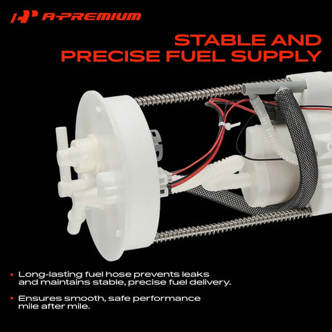 Rock Solid Electric Fuel Pump Module Assembly Fits Honda Fit 2009-2013 1.5L with fuel hose for precise fuel delivery.