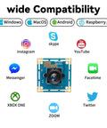 1080P USB Camera Module With Plug And Play Setup High Speed 30 60 100fps CMOS OV2710 Sensor shown with compatibility icons