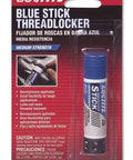 Loctite Blue Thread Locker Stick Medium Strength 9 Gram 506166 in clear package with application instructions visible