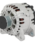 Straight Up Heavy Duty Alternator For Nissan Rogue 2014 To 2018, 120 Amp, SC6 pulley, internal regulator, clockwise rotation.