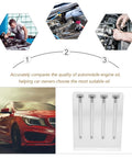 Engine Oil And Transmission Oil Viscosity Tester Acrylic Demonstration Stand With Four Holes For Gearhead Level Oil Quality Checks In Car Maintenance And DIY Vehicle Repairs, clear acrylic, 4-hole stand