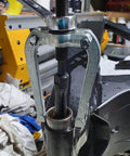 Blind Hole Collet Bearing Puller Set With Slide Hammer 16 Piece Inner Bearing Extractor Kit installed on machinery part