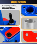 Close-up of Rear Axle Bearing Puller And Installer With ABS Tone Ring Tool Adapter Plate for Toyota showing strong steel material