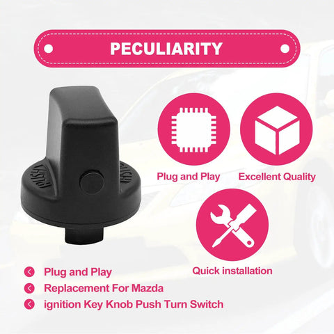 Keyless Ignition Start Button Kit With Push Turn Switch And Insert For Mitsubishi Lancer 2008 2017 And Outlander 2007 2013 emphasizing plug and play features