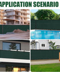 Privacy Fence Screen Cover 3 Ft By 40 Ft Heavy Duty HDPE Shade Net With UV Protection, Weather Resistant Dark Green for various applications