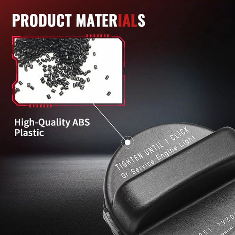 OEM Direct Replacement Gas Cap For Nissan made from high-quality ABS plastic focus on material details.