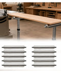 Beefy Stainless Steel Conveyor Roller For Table Saw Outfeed And Workbench Support, Smooth Rolling Bearings For Woodworking, Material Loading And Transfer, 25mm/1in Dia By 15.7in/400mm on table saw outfeed