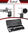 Electronic Digital Caliper With Stainless Steel Body And Large LCD Screen Measures 0 To 6 Inches And 0 To 150 mm