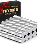 280 Piece Strong Neodymium Round Magnets 0.2x0.04 Inch Rare Earth Fridge Magnets with Storage Case display