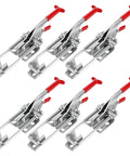 Set of Beefy Heavy Duty Toggle Clamp With 2000 Lbs Load Capacity and Cam Action U-Bolt Self-Lock Latch in galvanized steel