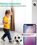 1080P Baby Monitor And Indoor Security Camera With WiFi Night Vision Motion Detection 2-Way Audio In Real Time setup