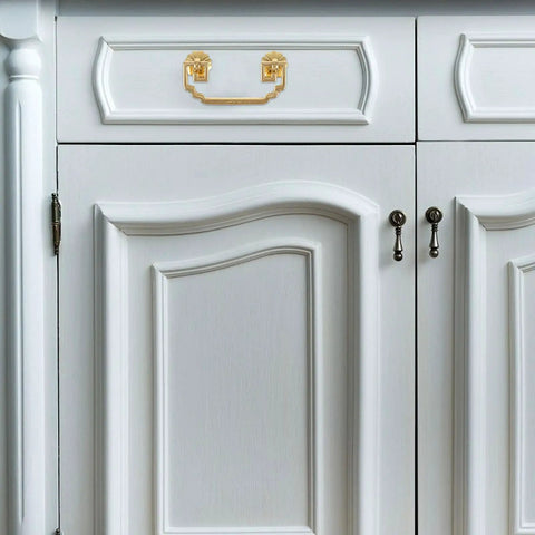 Two Pack Vintage Brass Wardrobe Door Handles And Copper Cabinet Drawer Pulls In Chinese Style Furniture Hardware for kitchen
