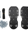 Lawn Aerator Spike Shoes For Easy Yard Repair And Deep Root Growth Durable PP And Iron Build with straps and tools