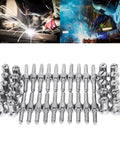 Upgrade Your Plasma Cutting Game With These Heavy Duty Extended Long Tip Electrodes And Nozzles For 40A PT31 LG40 Machines, red copper build product image.