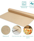 Set Of 3 Reusable 13 By 16 Inch Baking Mats, Nonstick PTFE Teflon Coated, Reversible Oven Safe Sheets, eco-friendly bakeware image