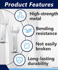 Product features of Six Pack 301-69A And 301-69B Pneumatic Die Grinder Wrench Tool Set highlighting durability and bending resistance